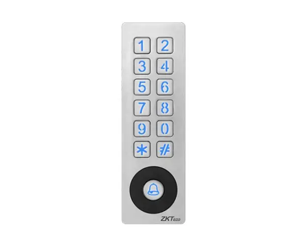 Cititor de proximitate RFID standalone cu tastatura ZKTeco ACC-SKW-PRO-V2-1, EM, cod PIN, 125 KHz, 5.000 utilizatori