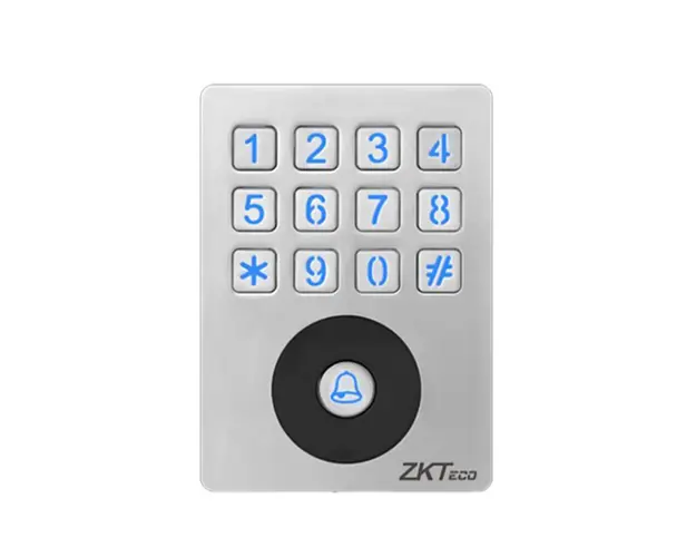 Cititor de proximitate standalone cu tastatura RFID ZKTeco ACC-SKW-PRO-H2-1, EM, cod PIN, 125 KHz, 5.000 utilizatori