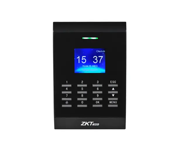 Cititor de proximitate standalone TCP/IP ZKTeco ACO-SC405-12, ecran color 2 inch, EM/MF, 125 KHz/13.56 MHz, cod PIN, 30.000 carduri, 80.000 evenimente