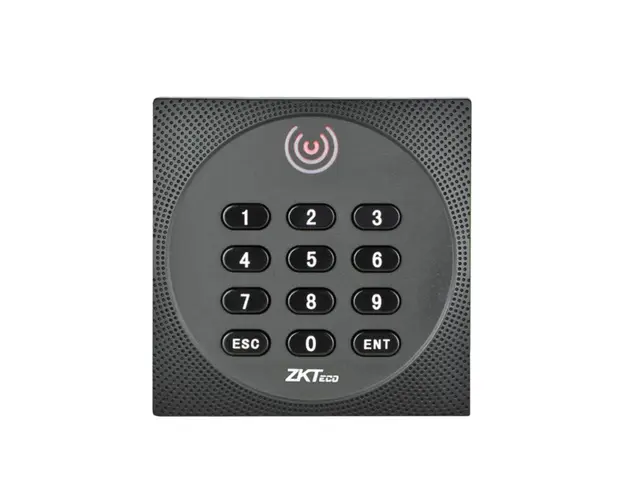 Cititor de proximitate ZKTeco ACC-ER-KR612E-RS, EM, cod PIN, 125 KHz, interior/exterior