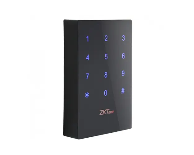 Cititor de proximitate ZKTeco ACC-ER-KR702E, Wiegand 26, tastatura tactila, EM, cod PIN, 125 KHz, interior/exterior