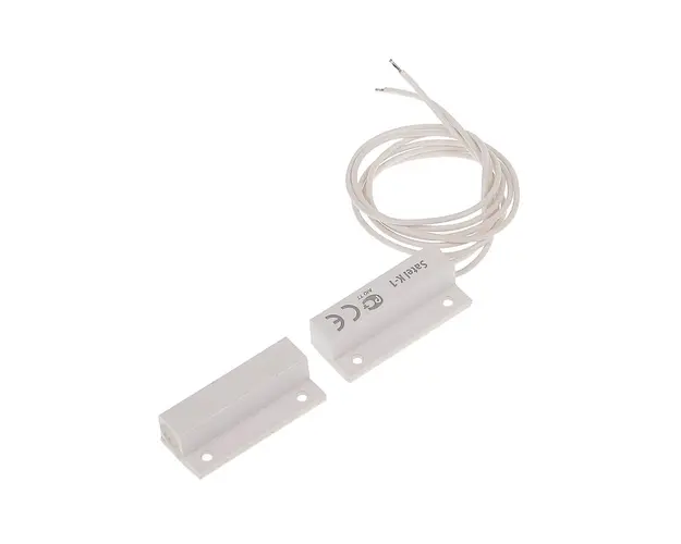 Contact magnetic Satel K-1, aparent, NC, alb