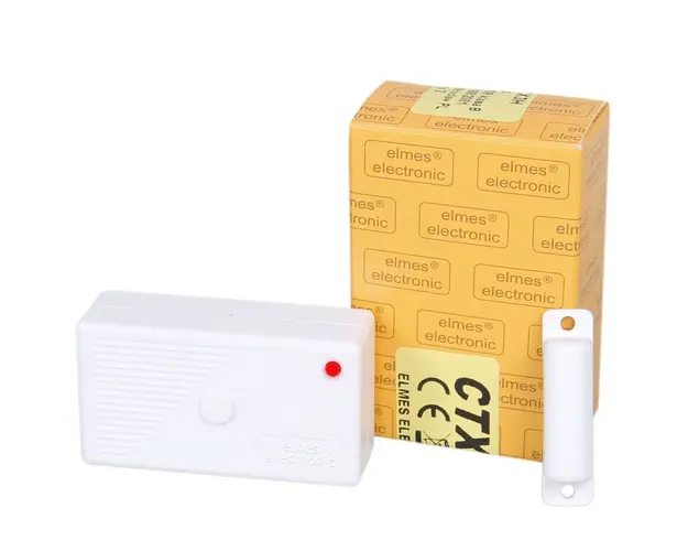 Contact magnetic wireless Elmes CTX3H, aparent, 1 intrare, reed, 433 MHz, RF 100 m