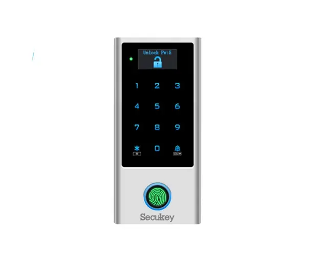 Control acces WiFi cu amprenta Secukey HFD1-WIFI, card EM, aplicatie Tuya, 10500 utilizatori