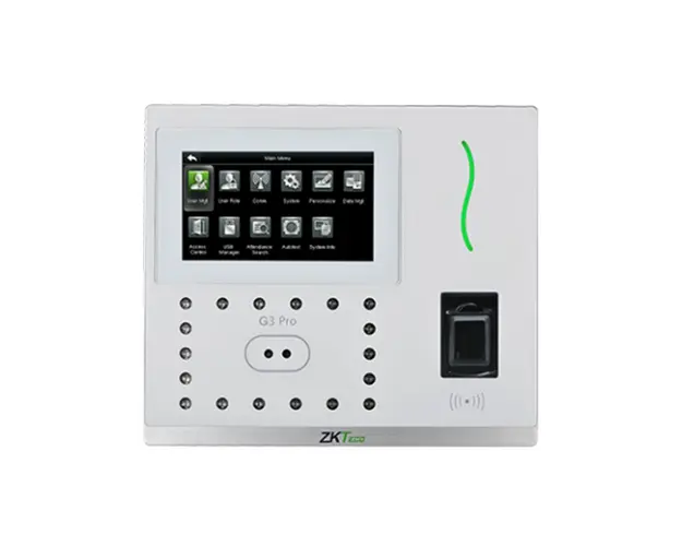 Controler de acces 3 in 1 contactless biometric IP ZKTeco GL-G3PRO-1, ecran 4.3 inch, 6.000 palme, 12.000 fete, 20.000 amprente, 20.000 carduri, 200.000 evenimente