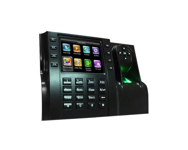 Controler de acces biometric IP ZKTeco TA-ICLOCK-560ZMM-12, ecran 3.5 inch, parola, 8.000 amprente, 10.000 carduri, 100.000 evenimente, PoE