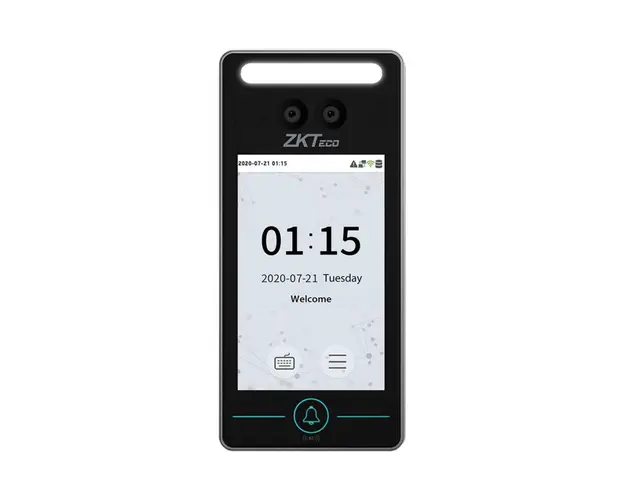 Controler de acces biometric standalone IP WiFi ZKTeco VL-SPEEDFACE-V4LM1-P-1-W, ecran 4 inch tactil, EM, 125 KHz, 800 fete, 800 palme, 1.000 carduri, 150.000 evenimente