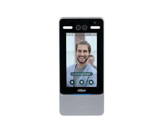 Controler de acces facial IP Dahua ASI7213Y-V3, facial/cartela/parola, 50.000 utilizatori, 50.000 imagini, 100.000 evenimente