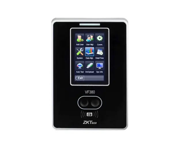 Controler de acces facial IP ZKTeco TA-VF380ZMM-1, RFID, 2.8 inch, 3.000 fete, 50.000 carduri, 1.000.000 evenimente