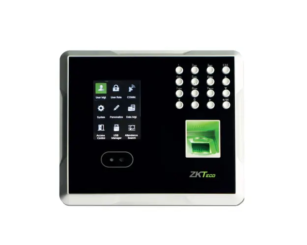Controler de acces facial TCP/IP ZKTeco LC-MV160-1, EM, 125 KHz, 1.500 fete, 2.000 amprente, 2.000 carduri, 100.000 evenimente