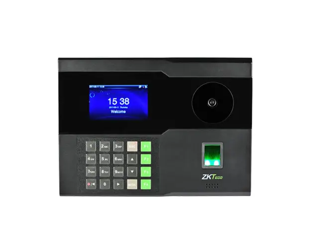 Controler de acces IP biometric ZKTeco TA-P260-1, ecran 2.8 inch, parola, 600 palme, 3.000 amprente, 10.000 carduri, 100.000 evenimente