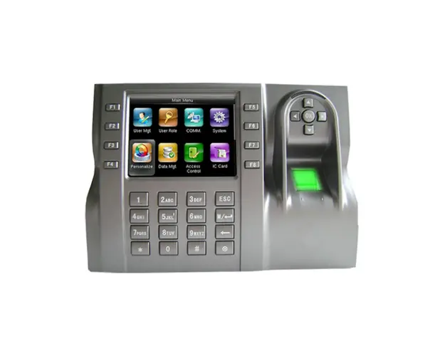 Controler de acces IP ZKTeco TA-ICLOCK-580ZMM-1, ecran 3.5 inch, parola, 8.000 amprente, 10.000 carduri, 200.000 evenimente