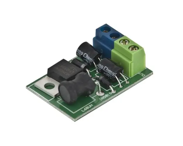 Convertor de tensiune PCB-504, intrare 12-28 Vcc, iesire 12 Vcc