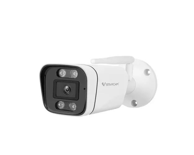 Camera supraveghere wireless WiFi VStarcam CS58, 3 MP, 4 mm, IR 10 m, PoE, microfon, difuzor, slot card