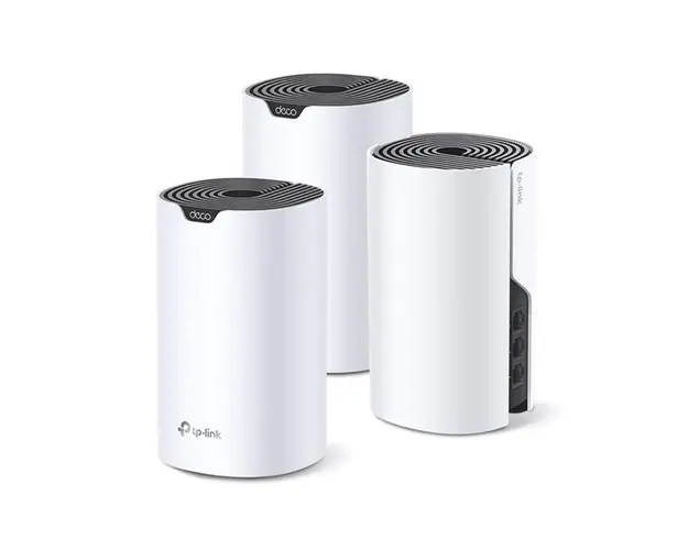 Sistem Mesh dual band TP-Link DECO S7(3-PACK), 2.4/5 GHz, 1300 Mbps, 3 bucati