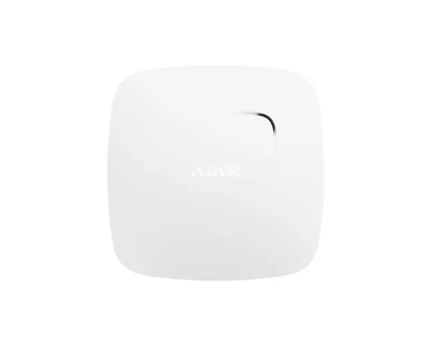 Detector de fum wireless Ajax FireProtect Plus WH, senzor temperatura, senzor CO