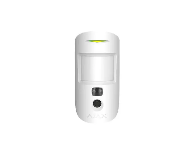 Detector de miscare pentru interior wireless PIR cu camera AJAX MOTIONCAM(PHOD), 12 m, 88.5 grade, pet immunity, RF 1700 m