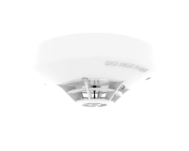 Detector conventional de temperatura combinat Hochiki CDX DCD-CE3(WHT), prag 90 grade C, vizibilitate 360 grade, carcasa alba