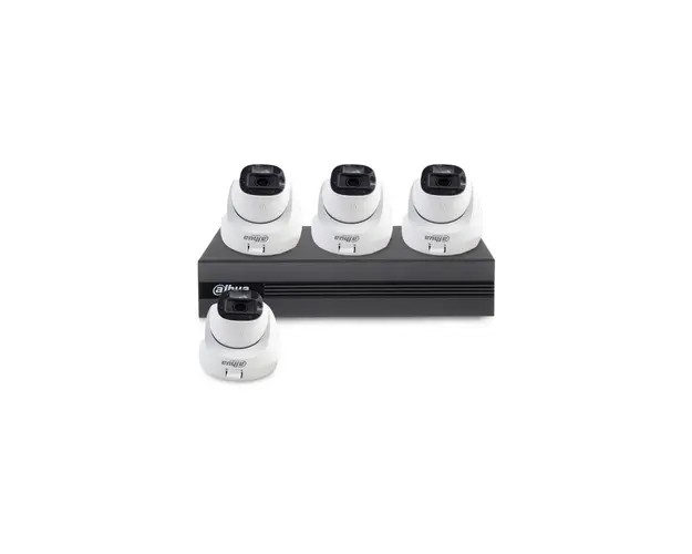 Sistem supraveghere interior Dahua DH-4INTIR20-2MP-A, 4 camere, 2 MP, 2.8 mm, IR 20 m, microfon