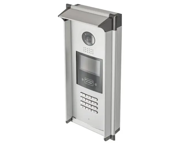 Videointerfon de exterior DMR18S, 32 familii, tastatura, RFID