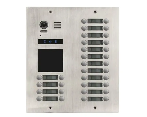 Videointerfon exterior modular DMR21-D32-F1, 32 familii, ingropat, bloc