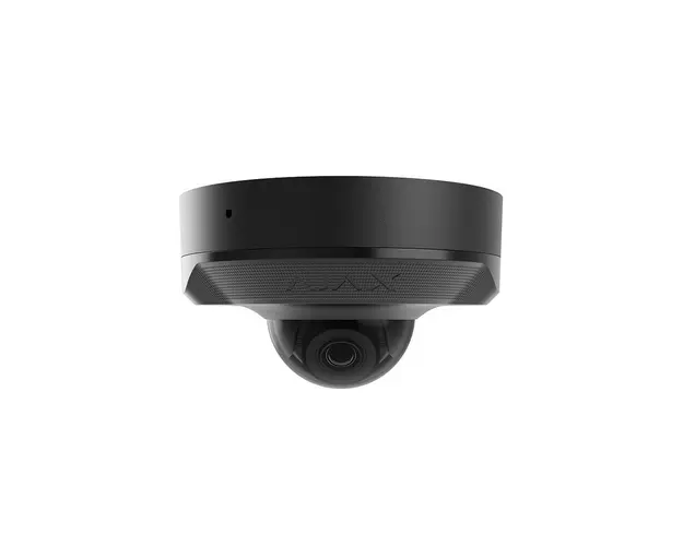 Camera supraveghere IP Dome Ajax DOMECAM MINI-8-4-BL, 8 MP, 4 mm, IR 15 m, PoE microfon, slot card, detectie obiecte prin AI, PoE, negru