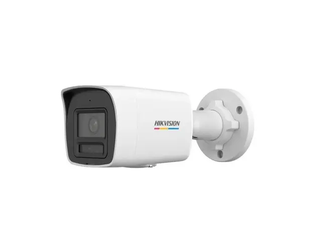 Camera supraveghere IP exterior Hikvision ColorVU DS-2CD1027G2H-LIU, 2 MP, 2.8 mm, IR/lumina alba 30 m, PoE