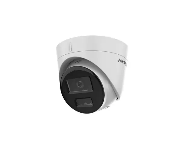 Camera supraveghere IP Dome Hikvision Hybrid Light DS-2CD1323G2-LIU, 2MP, 4 mm, IR/lumina alba 30 m, microfon, PoE