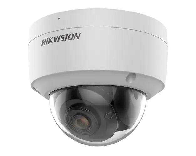 Camera supraveghere IP Dome Hikvision ColorVu DS-2CD2127G2-SU28C, 2 MP, 2.8 mm, PoE, slot card, microfon