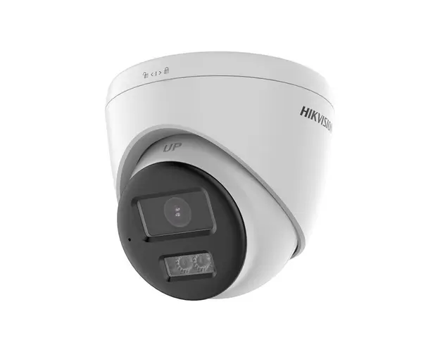 Camera supraveghere dome HikVision DS-2CE78D0T-LTS, 2 MP, 2.8 mm, IR / lumina alba 40 m, microfon, difuzor