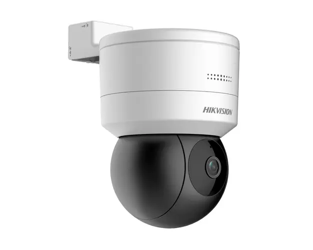 Camera supraveghere IP WiFi Mini PT Hikvision DS-2DE1C200IW-D3W, 2 MP, 4 mm, IR 15 m, slot card, microfon, difuzor