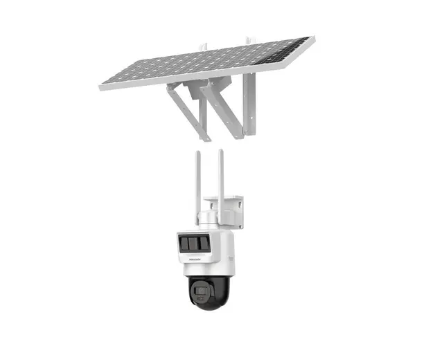 Camera supraveghere IP Speed Dome PT GSM 4G HikVision DS-2DE2C400IWG-K/4G/C09S20, 4 MP, 2.8 mm, IR 30 m, microfon, difuzor, slot card, acumulator, panou solar, auto-tracking