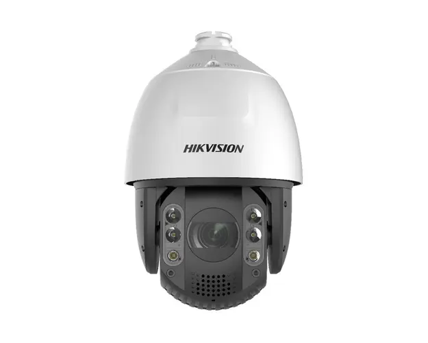 Camera supraveghere IP Speed Dome Hikvision DarkFighter DS-2DE7A425IW-AEB5, 4 MP, IR 200 m, 4.9 - 188.8 mm, Hi-PoE, suport perete, auto tracking