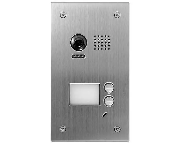 Videointerfon de exterior DT603SDF/C, 2 familii, ingropat, vila