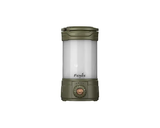 Lanterna reincarcabila pentru camping Fenix CL26R PRO Olive Drab, 650 lumeni, 15 m
