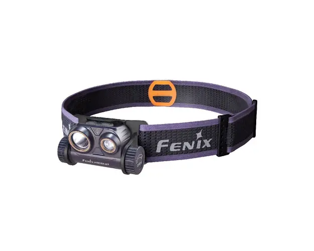 Lanterna reincarcabila pentru cap Fenix HM65R-DT Dark Purple, 1500 lumeni, 170 m