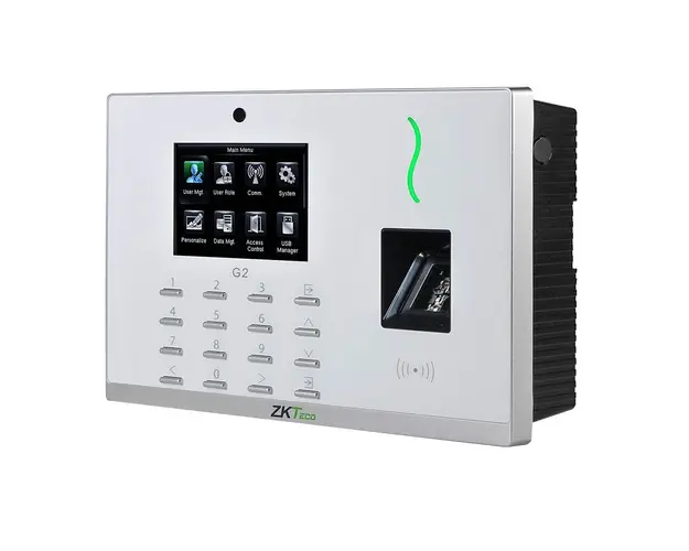 Cititor de amprenta cu pontaj ZKteco ZKT-G2, Wiegand, RFID, 40000 utilizatori