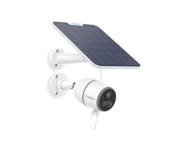 Kit camera supraveghere wireless GSM Reolink G340, 4K, IR 10 m, microfon si difuzor, slot card, vizualizare de pe telefon, acumulator 7800 mAh + panou solar