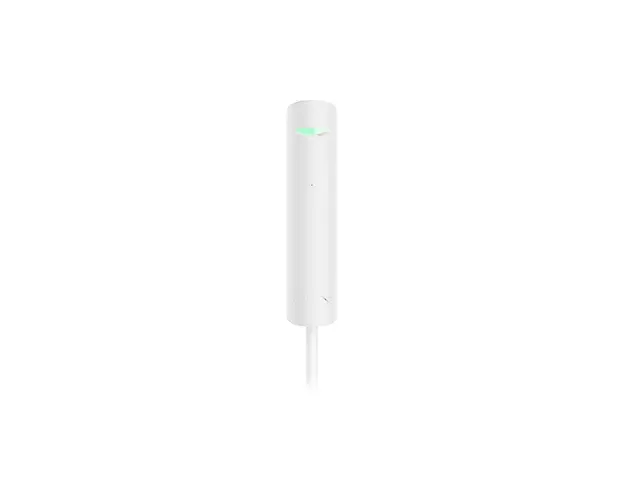 Detector de geam spart Ajax GlassProtect Fibra WH, 9 m, 180 grade, contact NC, alb