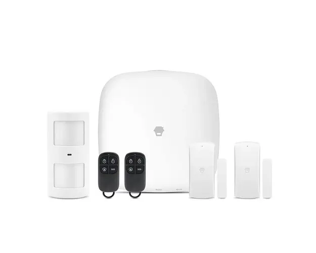 Sistem de alarma wireless WiFi/GSM Chuango H4-LTE, 433 MHz, 93 dB, max 50 senzori, 3G/4G, PIR 8 m, pet immunity