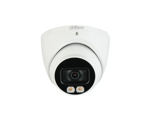 Camera supraveghere Dome Dahua Full Color HAC-HDW1809T-A-LED-0280B, 8 MP, lumina alba 40 m, 2.8 mm, microfon