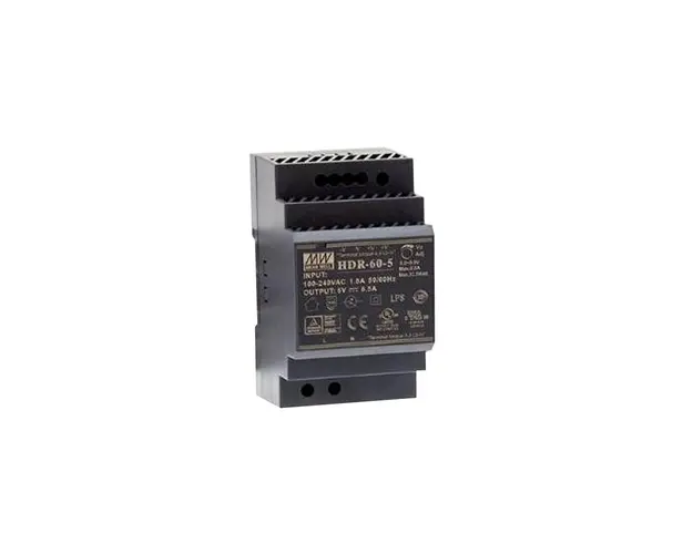 Sursa de alimentare pe sina DIN MeanWell HDR-60-12, 12V, 54 W, 4.5 A