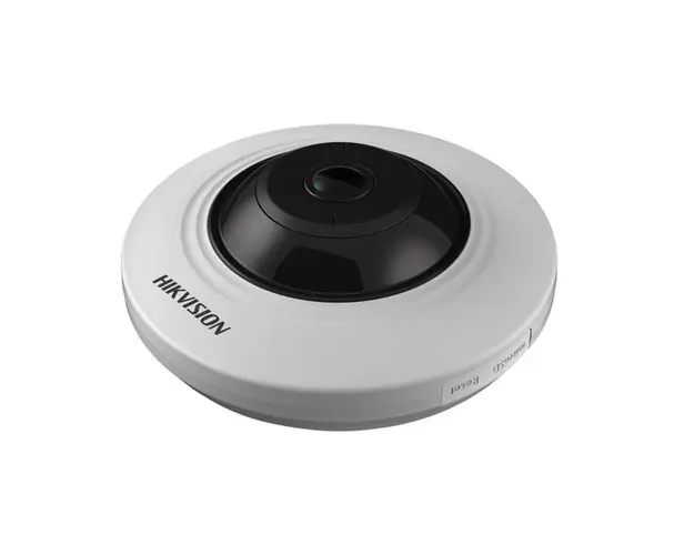 Camera supraveghere IP Dome Fisheye Hikvision DS-2CD2935FWD-I, 3 MP, 1.16 mm, IR 8 m, slot card, PoE