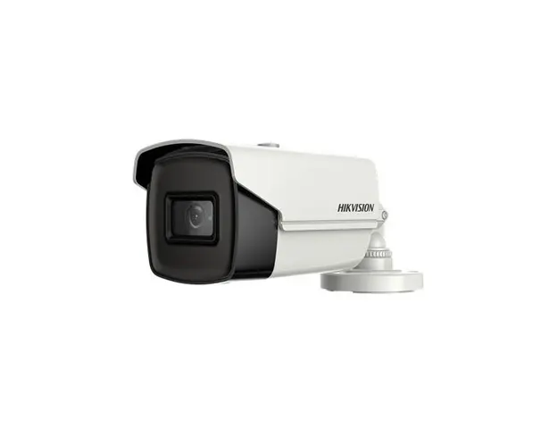 Kit Camera supraveghere exterior HikVision TurboHD DS-2CE16U1T-IT5F, 8 MP, IR 80 m, 3.6 mm + alimentator