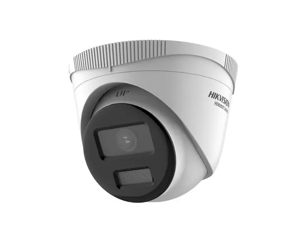 Camera supraveghere IP Dome Hikvision HiWatch ColorVu HWI-T249HA, 4 MP, 2.8 mm, lumina alba 30 m, PoE