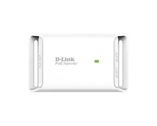 Injector PoE D-Link DPE-101GI, 2 porturi, 10/100/1000 Mbps, 100 m, plug and play