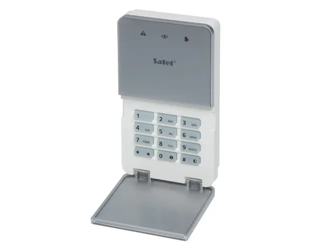 Tastatura LED de partitie Satel INT-SF-SSW, 3 butoane functionale, iesire yala electrica, monitorizare usa