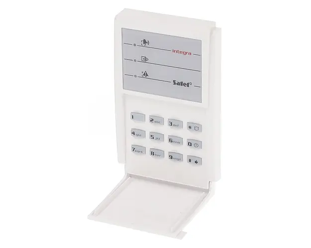 Tastatura LED Satel INT-SZ-GR, 3 butoane functionale, iesire yala electrica, monitorizare usa