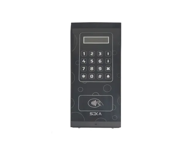 Interfon de exterior GSM RFID SK-TS1, tag/cartela, cod PIN, 200 familii, 13.56 MHz, 12V DC