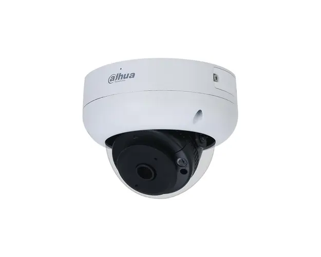 Camera supraveghere IP Dome Dahua WizSense IPC-HDBW3441R-AS-P-0210B, 4 MP, IR 15 m, 2.1 mm, slot card, PoE, microfon